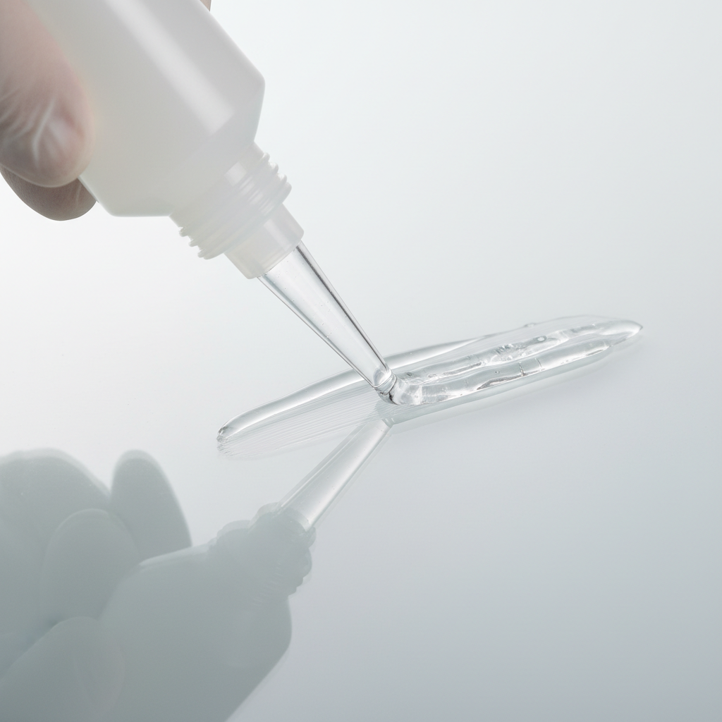Transparent waterproof glue